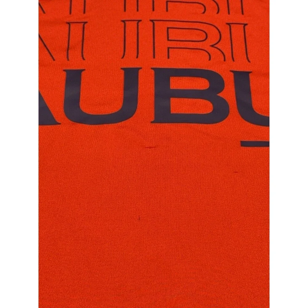 Team Issued Auburn Tigers Under Armour HeatGear Short Sleeve Shirt Men's 2XL
